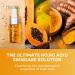 Kojic Acid Skincare Set - Brightening Soap Exfoliating Scrub Face Cream & Serum for Hyperpigmentation & Dark Spot Correction with Turmeric & Papaya - International Shipping Available - Buy Online on GoSupps.com