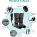 Nekteck Leg Massager with Air Compression for Circulation & Relaxation | Foot & Calf Massage Machine | 2 Modes 3 Intensities | Adjustable Leg Wraps for Home & Office - Buy Online on GoSupps.com