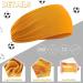 12-Piece Kids Sweatbands Set | Soft Athletic Headbands for Boys & Girls | Wicking Elastic Hairband for Sports | Assorted Colors - Buy Online on GoSupps.com
