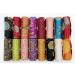 Comicfs 12pcs Lipstick Case Set Stylish Mirror & Satin Silky Fabric in Assorted Colors | Perfect Jewelry Box for Makeup Lovers - Buy Online on GoSupps.com