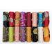 Comicfs 3pcs Lipstick Case Set with Mirror | Silky Fabric | Assorted Colors | Jewelry Box - Buy Online on GoSupps.com