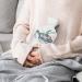 Turtle Hot Water Bottle with Plush Cover | 26.5x15.3cm Bed Warmer for Adults & Kids - International Shipping Available - Buy Online on GoSupps.com