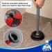 MR.SIGA Heavy Duty Toilet Plunger with Sturdy Handle and Holder - Gray - Buy Online on GoSupps.com