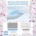 Miracle Baby Muslin Swaddle Blanket | Cotton Summer | 110x150cm | Hedgehog and Rabbit Design | for Boys and Girls | Lightweight Breathable Layer - Buy Online on GoSupps.com
