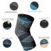 Buy Milaiun Kniebandage 2 Set - Unisex Non-Slip Knee Support for Sports & Strength Exercises (L) - Blue | International Shipping Available - Buy Online on GoSupps.com