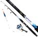 Mega Fishing Children's Fishing Starter Set Tele Combo - Telescopic Rod Reel Bag & Ready-to-Assemble - Red & Blue Blue - Concept Boy