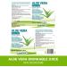 Pure Aloe Vera Juice Unflavoured 500 ml - Cold-Processed from Organic Fresh Leaves for Intestinal Issues Made In Canada (Pack of 2) 500 ml (Pack of 2) - Buy Online on GoSupps.com