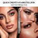 Beauty Glazed 2-in-1 Cream Eyeshadow Stick for Brightening Eyes | Matte Shimmer Cream Eyeshadow Pencil | Cruelty-Free Cosmetics - 02 Orange - Buy Online on GoSupps.com