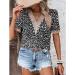 Naroote Womens Blouse Easy Matching Womens T Shirt Casual Lace Stitching Casual V-Neck for Beach XX-Large Black - Buy Online on GoSupps.com