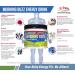 Morning Buzz Energy Drink Powder - Blue Raspberry, 8oz (30 Servings) | Sports Nutrition Energy Drink Mix - Buy Online on GoSupps.com