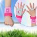 Unicorn Gymnastics Grips Set for Girls Kids - Pink Medium | 5 Pcs Hand Grips, Wristband, Sweatbands, Headband | Athletic Gloves with Drawstring Bags - Ideal Party Favors - Buy Online on GoSupps.com