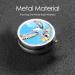Seagulls in Flight Round Pill Box - 3 Compartment Travel Organizer for Purse & Pocket | Portable Medication Storage - Buy Online on GoSupps.com