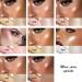 White Silver Glitter Highlighter Makeup Palette - Highly Pigmented Illuminator for Face & Body - Contour & Glow Palette for All Skin Tones - Buy Online on GoSupps.com