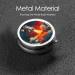 Flying Shuttle Portable Metal Pill Box Round Mini 3-Compartment Travel-Friendly Design for Small Pills - Buy Online on GoSupps.com