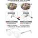 OCCI CHIARI Blue Light Blocking Magnifying Reading Glasses for Women | Anti Glare 2.75 | Spring Hinge | 1.0 to 6.0 Magnification Options - Buy Online on GoSupps.com