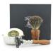 Men's Shaving Set - Wooden Razor & Brush Stainless Steel Bowl | Best Traditional Wet Shaving Kit for Christmas - Buy Online on GoSupps.com