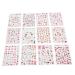 Nail Art Sticker Nail Adhesive Sticker 12 Sheets Non toxic Practical Safe Eco friendly for DIY Nail Art for Household Nail Shop
