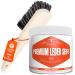 Leather soap leather cleaner incl. Brush from Germany - leather care for leather cleaning of leather products leather cleaner as a saddle soap upholstered cleaner - savings set from Urban Forest 500ml Sparset Leder soap + brush