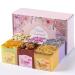 WANG BAO Flower Handmade Soap for Body & Face Natural Bar Soap With Premium Essential Oils Made With Natural Flower Ingredients Sensitive Skin Formula 4.23 Ounce(Pack of 6)
