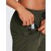 CRZ YOGA Men's 2 in 1 Running Shorts with Liner - 7'' Quick Dry Athletic Shorts, Dark Olive - Buy Online on GoSupps.com
