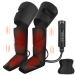 CINCOM Leg Massager for Circulation with Heat, Foot Calf and Thigh Air Compression Leg Compression Massager with 3 Modes 3 Intensities and 2 Heating Levels, for Pain Relief, Edema, RLS, Gift Choice