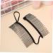 FRCOLOR Banana Side Comb Elastic Stretch Combs Hair Clips for Curly Hair Curling Angel Hair Pins Clip Clip Clip Hair Comb Women Headdress Ponytail Clamp 11x4cm black - Buy Online on GoSupps.com