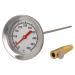 Lantelme grill thermometer 500 C degree probe made of stainless steel for oven tandoor smoker analogue (15cm)