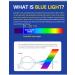 Shop Pin Temple Square TR90 Blue Light Blocking Glasses for Men & Women | Anti-UV Computer & Reading Glasses - 51mm Clear Lens - Buy Online on GoSupps.com