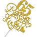 Tenhaisi Gold Glitter 65 Years Blessed & Loved Cake Topper - 65th Birthday / 65th Wedding Anniversary Cake Topper - Happy 65 Birthday - 65th Birthday / 65th Anniversary Party Decoration (65) - Buy Online on GoSupps.com