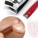 Three Swords Nail Clippers Set - 'CLIP' Fingernail & Toenail Clippers in Faux Leather Case (Red) | Buy Internationally - Buy Online on GoSupps.com