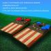 Distressed American Flag Cornhole Board Wrap Set - 2' x 4' Weatherproof Vinyl Decal - Patriotic Design for Easy Application - Set of 2 - Buy Online on GoSupps.com