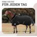 Esposita Champion Edition Sucking Blanket with Fur Collar | Black-Silver 125cm Fleece Show Blanket with Ornamental Piping - Perfect for International Shipping - Buy Online on GoSupps.com