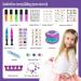 BATTOP Kids Nail Polish Kit for Girls Ages 7-12 - Nail Art Studio Set with Pen, Dryer, Sticker, Charm Bracelet, and Ring - Fun Girly Gifts - Buy Online on GoSupps.com