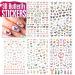 Nail Art Brushes, Dotting Tools & Design Kit with Butterfly Brush, Stickers, Foil & Rhinestones - Buy Online on GoSupps.com