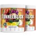 Pre -workout booster Tropical Fruits 2x440g - Incredibly delicious - tunnel view Training boosters with citrulline arginine taurine caffeine guarana and magnesium - optimally highly dosed - 100% vegan tropical fruits 20 portions (2 -pack)