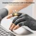 FREETOO Arthritis Gloves for Women - Compression Gloves for Carpal Tunnel & Pain Relief - Fingerless Gloves for Rheumatoid & Tendonitis - Small, Grey-Black - Buy Online on GoSupps.com