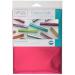 Gina K. Designs for Therm O Web Fancy Foils 6 x 8 Sheets Passionate Pink 12 Count