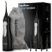 Aquasonic Aqua Flosser - Professional Rechargeable Water Flosser with 4 Tips - Oral Irrigator w/ 3 Modes - Portable & Cordless Flosser - Kids and Braces - Dentist Recommended Black