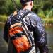 KastKing Pond Hopper Fishing Sling Tackle Storage Bag - Lightweight Sling Backpack for Fishing, Hiking, Hunting, and Camping - Orange Sling Bag - 17.7x12.6x6 Inches - Buy Online on GoSupps.com