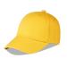LANGZHEN 100% Cotton Outdoor Children's Kids Plain Baseball Cap Hat Adjustable Sun Hat for Girls Boys 2-4 Years Yellow