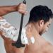 Manual Body Back Shaver for Men & Women | 2-in-1 Hair Removal & Back Scrubber with 9 Blades | Bendable Long Handle for Beard Chest Armpit Leg & Bikini Hair Removal - Buy Online on GoSupps.com