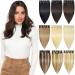 ROSEBUD Clip in Hair Extensions REMY Human Hair 8Pcs 18 Clips 60g/Set 12 Inch 12 Inch (Pack of 1) 27# Dark Blonde