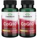 Swanson CoQ10 - Helps Promote Heart Health Energy Support & Aids Overall Cardiovascular System Health - Helps Maintain Coenzyme Q10 Supplement - (100 Capsules 120mg Each) (Pack of 2)