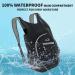 Outlander 25L Waterproof Hiking Backpack - Lightweight & Packable Daypack in Black - Buy Online on GoSupps.com
