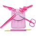 6Pcs Eyelash Curlers and Eyebrow Grooming Kit Set - Tweezer, Applicator Tool, Comb, Scissor, Clippers, and Brush - Portable Mini Set for Women - Fake Lash Cosmetic Essentials - Buy Online on GoSupps.com