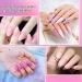 Buy Wakaniya Dipping Powder Starter Kit - 8 Color Nail Set for DIY French Manicure | Clear Pink & Silver | Best Dipping Nails System - Buy Online on GoSupps.com