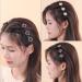 Sparkling Crystal Stone Braided Hair Clips Set | 8Pcs Duckbill & Small Clips with Rhinestones for Women/Girls - Buy Online on GoSupps.com