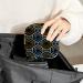 Geometric Hexagonal Rhombus Sanitary Napkin Storage Bag - Portable Period Pouch for Women & Girls - 1Pcs Multi-colored - Buy Online on GoSupps.com