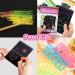 Gddochn 40 Pcs Scratch Notebooks Set | Scratch Art Paper Rainbow Mini Notes with Wooden Stylus and Drawing Stencils for Kids Crafts - Buy Online on GoSupps.com