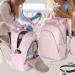 Fasrom Nurse Bag Backpack for Women | Pink Home Health Clinical Bag with Laptop Compartment, USB Charging Hole | Ideal for Nursing Staff & Medical Assistants | Empty Bag Only - Buy Online on GoSupps.com